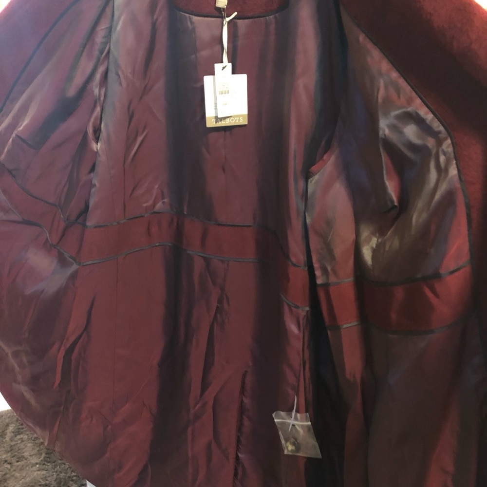 Women’s Italian Woven Wool Dress Coat - Picture 5 of 7